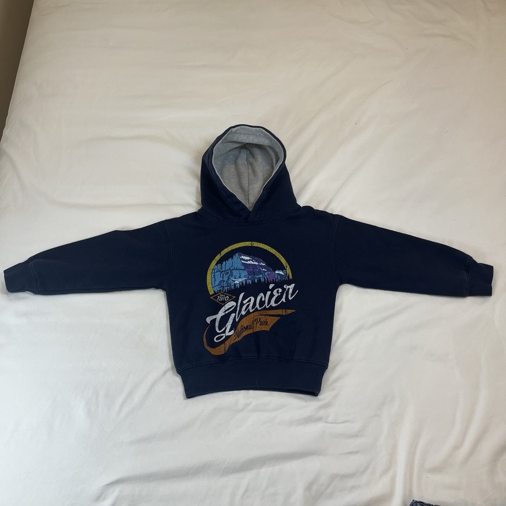 Glacier National Park Hoodie Toddler 2T/3T. Blue‎ Sweatshirt